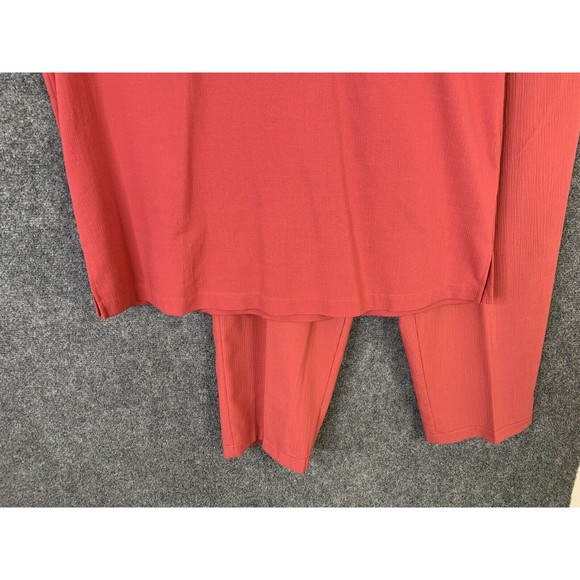 Blast Vintage 2 Pc Sleeveless Top & Pants Set Sz XL Pockets Coral - Picture 3 of 14